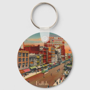 Main Street - Buffalo, NY Vintage Key Ring