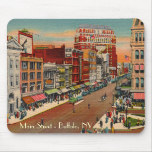 Main Street - Buffalo, NY Vintage Mousepad