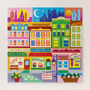 Main Street Colours Jigsaw Puzzle