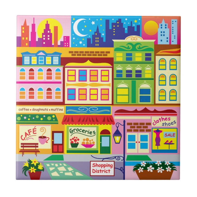 Main Street Colours Tile (Front)