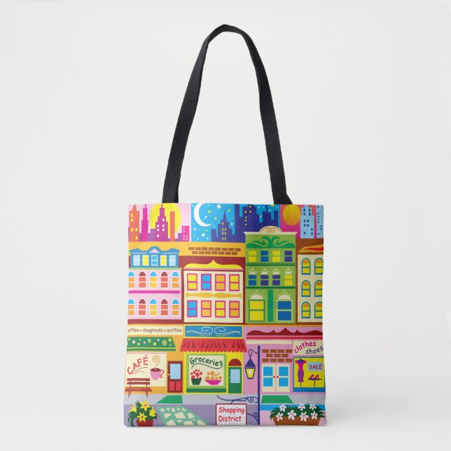 Main Street Colours Tote Bag (Front)