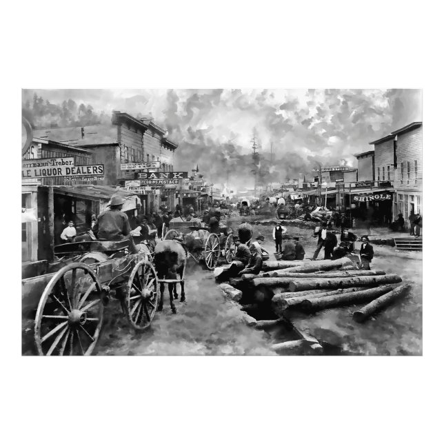 Main Street DEADWOOD 1876 Photo Print (Front)