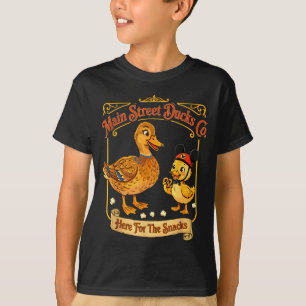 Main street ducks here for the snacks cute T-Shirt