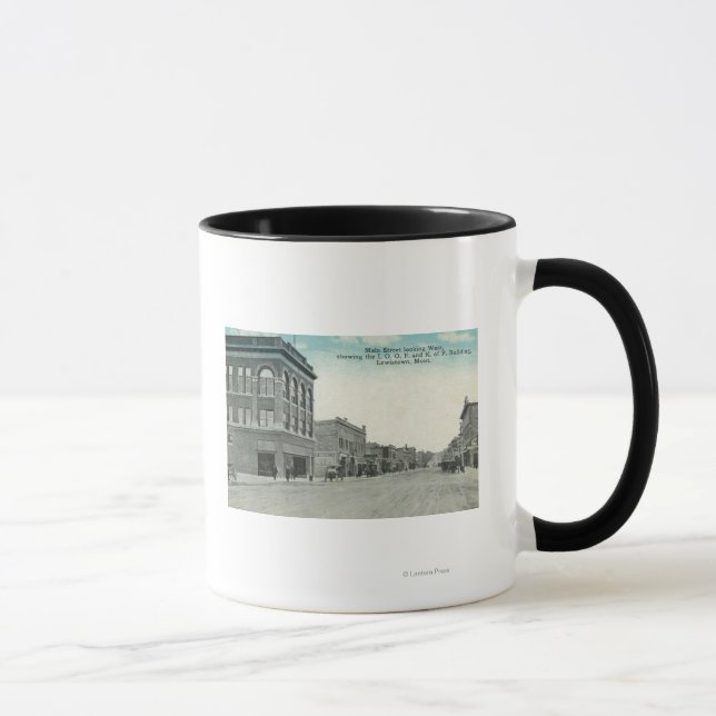Main Street Looking WestLewiston, MT Mug (Right)