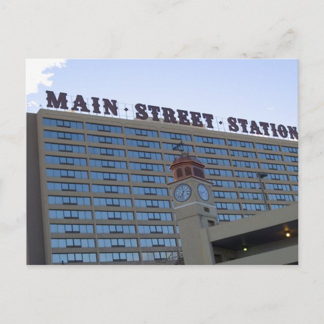Main Street Station Las Vegas Postcards (Front)