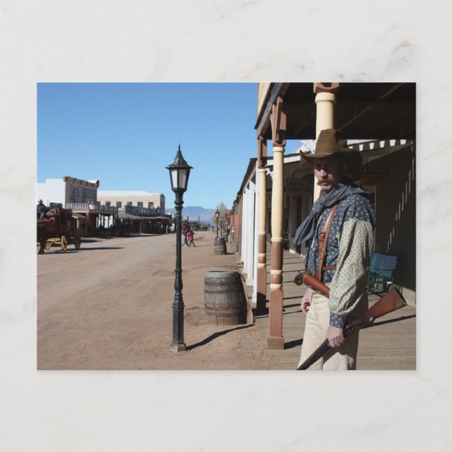 Main Street, Tombstone Postcard (Front)