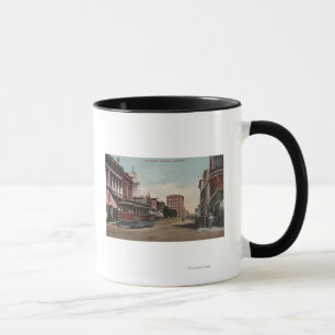 Main Street View with Street Car Mug