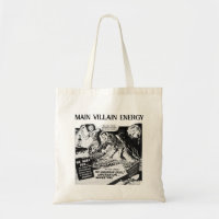 Main Villain Energy Vintage Comic Black & White