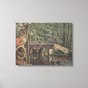 Maincy Bridge - Paul Cezanne - c1880 Canvas Print