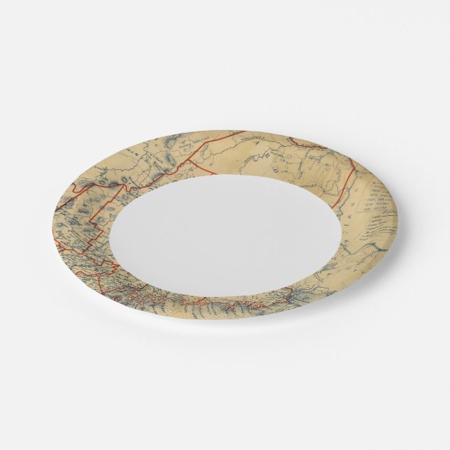 Maine 18 paper plate (Angled)