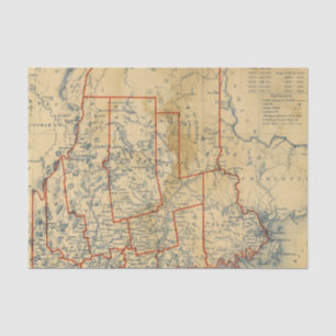 Maine 18 tissue paper