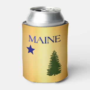 Maine (1901) flag can cooler