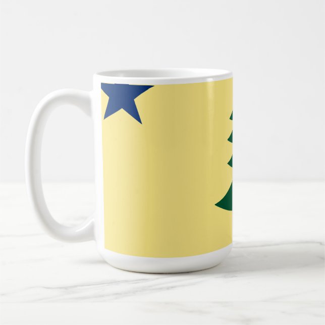 Maine 1901 State Flag Coffee Mug (Left)