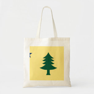 Maine 1901 State Flag Tote Bag