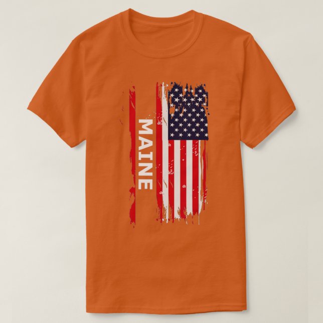 Maine   1  T-Shirt (Design Front)