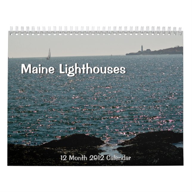 Maine 2012 Lighthouse Calendar (Cover)