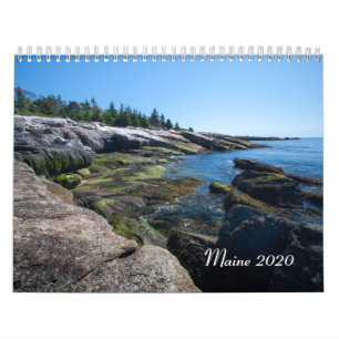 Maine 2020 calendar