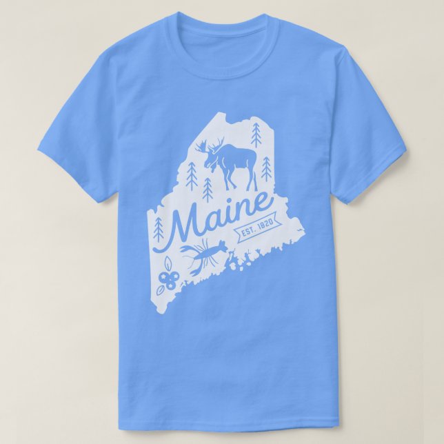 maine 25 T-Shirt (Design Front)