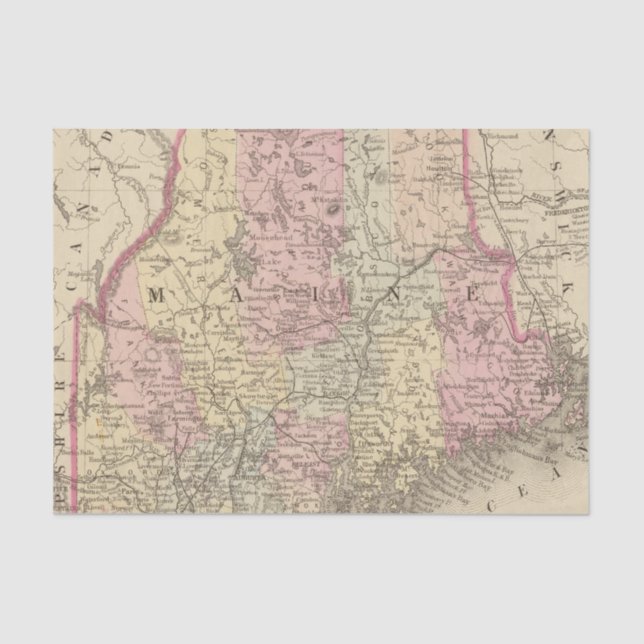 Maine 3 tissue paper (Front)