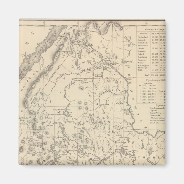 Maine 4 magnet (Front)