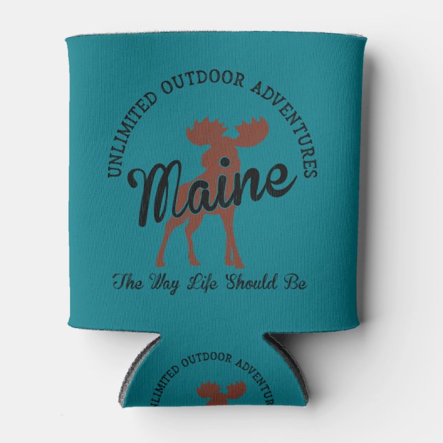 Maine Adventures Can Cooler (Front)