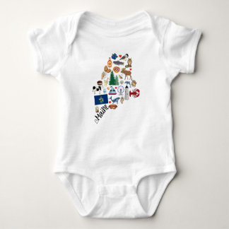 Maine baby clothing bodysuit