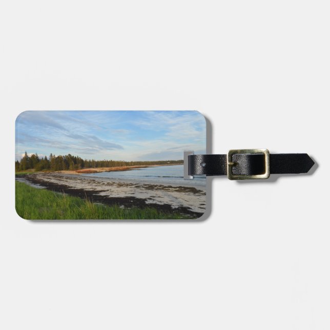 Maine Beach Luggage Tag (Front Horizontal)