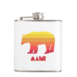 Maine Bear Hip Flask