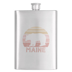 Maine Bear Hip Flask
