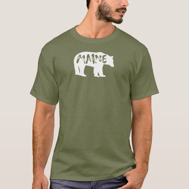 Maine Bear T-Shirt (Front)