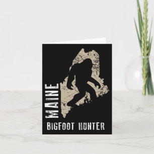 Maine Bigfoot Hunter Card