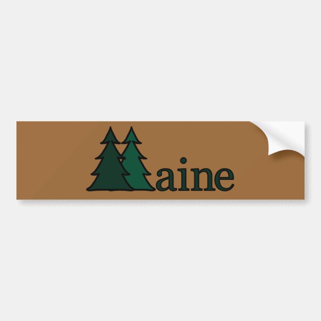 Maine Bumper Sticker (Front)