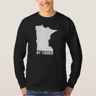 Maine By Choice Home State Us Map  Down Easters T-Shirt