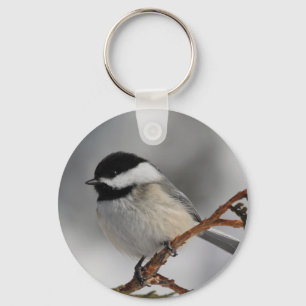 Maine Chickadee Key Ring