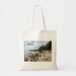 Maine coast tote bag