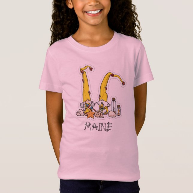 Maine Coast - Welcome Gnome  T-Shirt (Front)