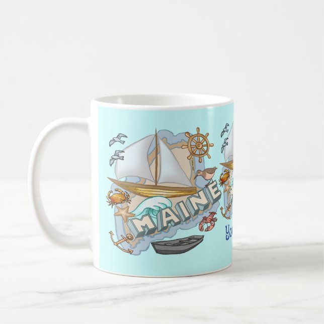 Maine Coffee Mug (Left)