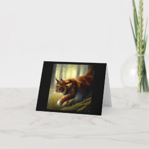 Maine Coon Cat Card