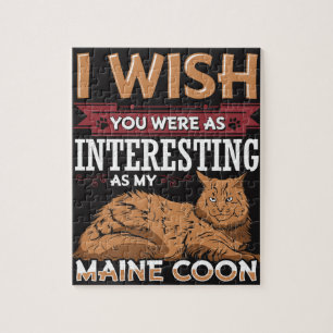 Maine Coon Cat Jigsaw Puzzle