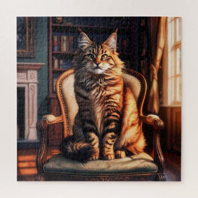 Maine Coon Cat Jigsaw Puzzle (Vertical)