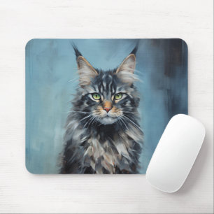 Maine Coon cat Mouse Pad