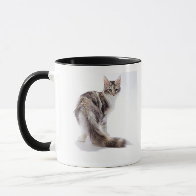 Maine Coon cat Mug (Left)