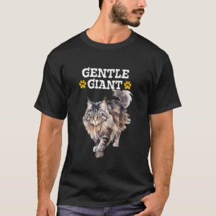 Maine Coon Cat Owner GENTLE GIANT Funny Maine Coon T-Shirt