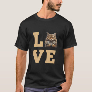 Maine Coon Cat Owner LOVE Maine Coon Cat Mum T-Shirt