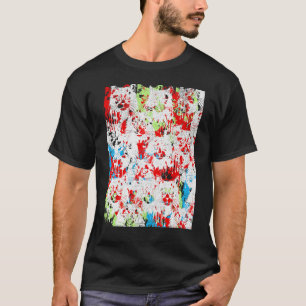Maine Coon Cat Pop Wall Graffiti Whimsical Feline T-Shirt
