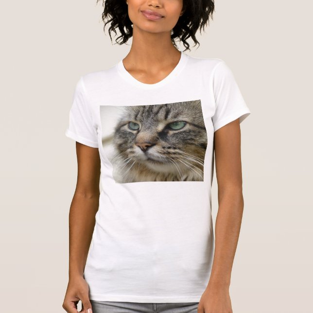 Maine Coon Cat T-Shirt (Front)