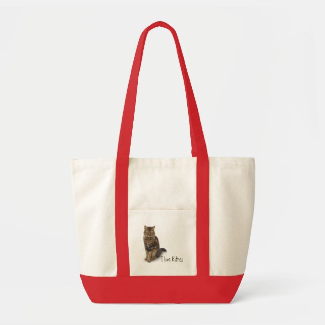 Maine Coon Cat Tote Bag (Front)