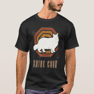 Maine Coon Cat Vintage Retro Classic Animal Love T-Shirt
