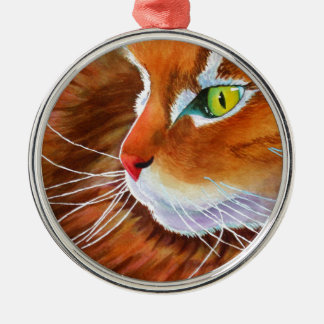 Maine Coon Cat Whiskers Metal Tree Decoration