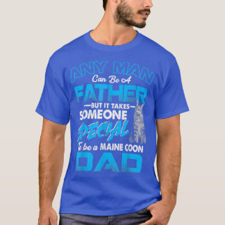 Maine Coon Dad Cat Lovers Father's Day Presents  T-Shirt